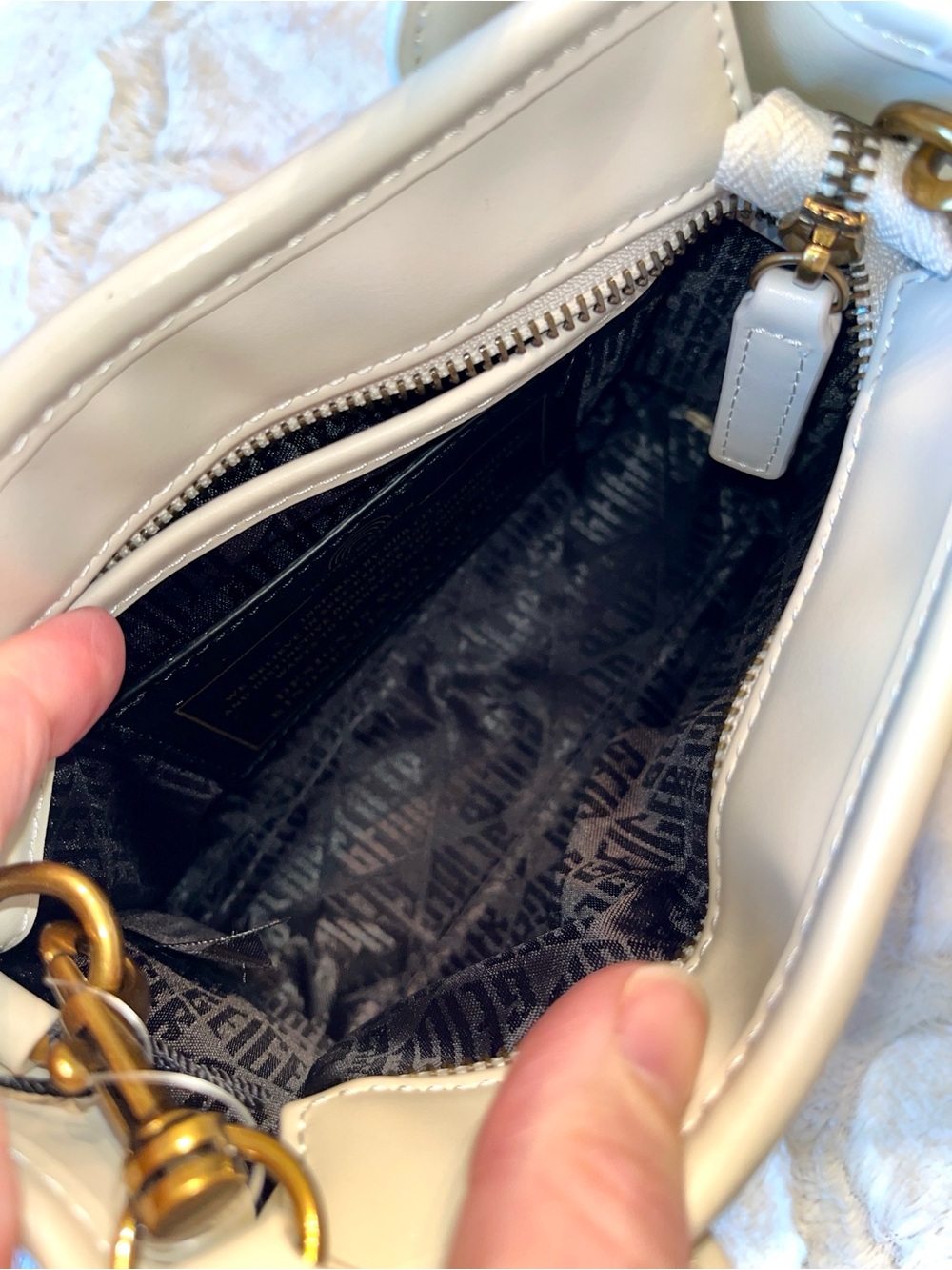 Kurt Geiger NWT! Pastel Raffia Recycled XS Mini Shopper Tote Bag - Picture 7 of 11